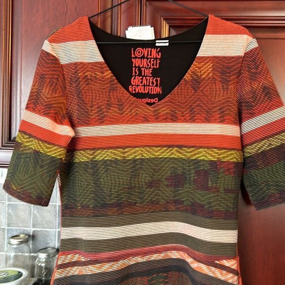 DESIGUAL Earth Tone Short Sleeve - Picture 9 of 13